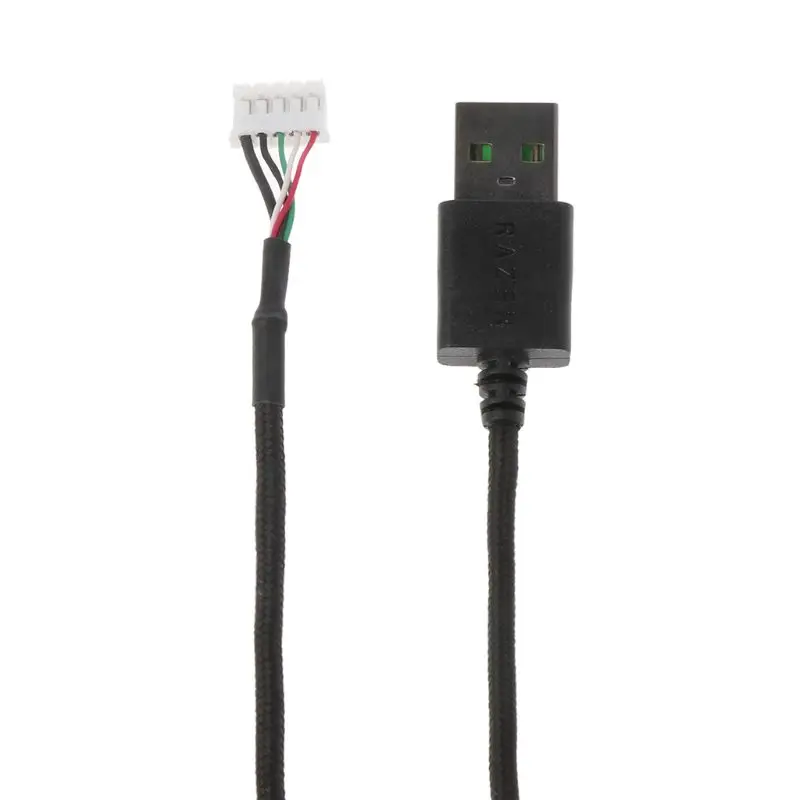 Прочный нейлоновый плетеный кабель USB для мыши сменный провод Razer Imperator/Naga