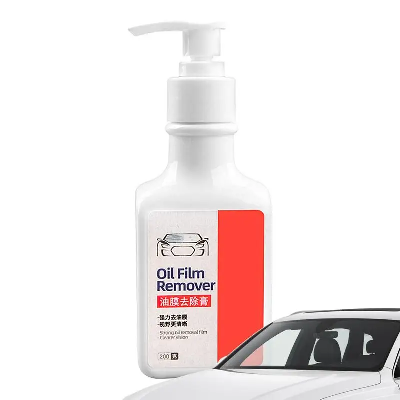 

200g Car Glass Oil Film Remover Glass Film Polishing Cleaner Agent Windshield Glass Window Cleaning Cream