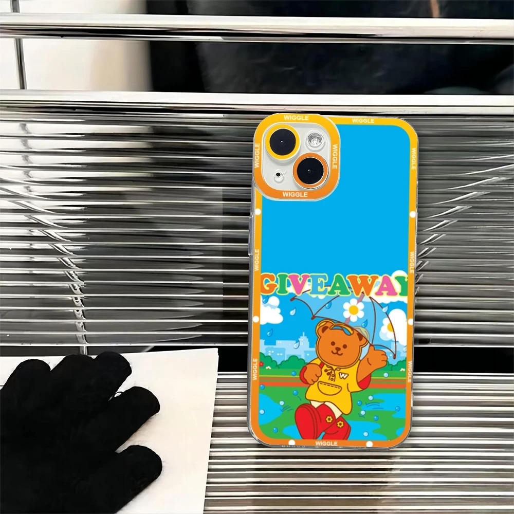 Фото Чехол для телефона WiggleS Wiggle для IPhone 16 Pro Max 16 15 13 14 12 11 Pro Max Mini Angel Eyes, мягкий прозрачный чехол №4