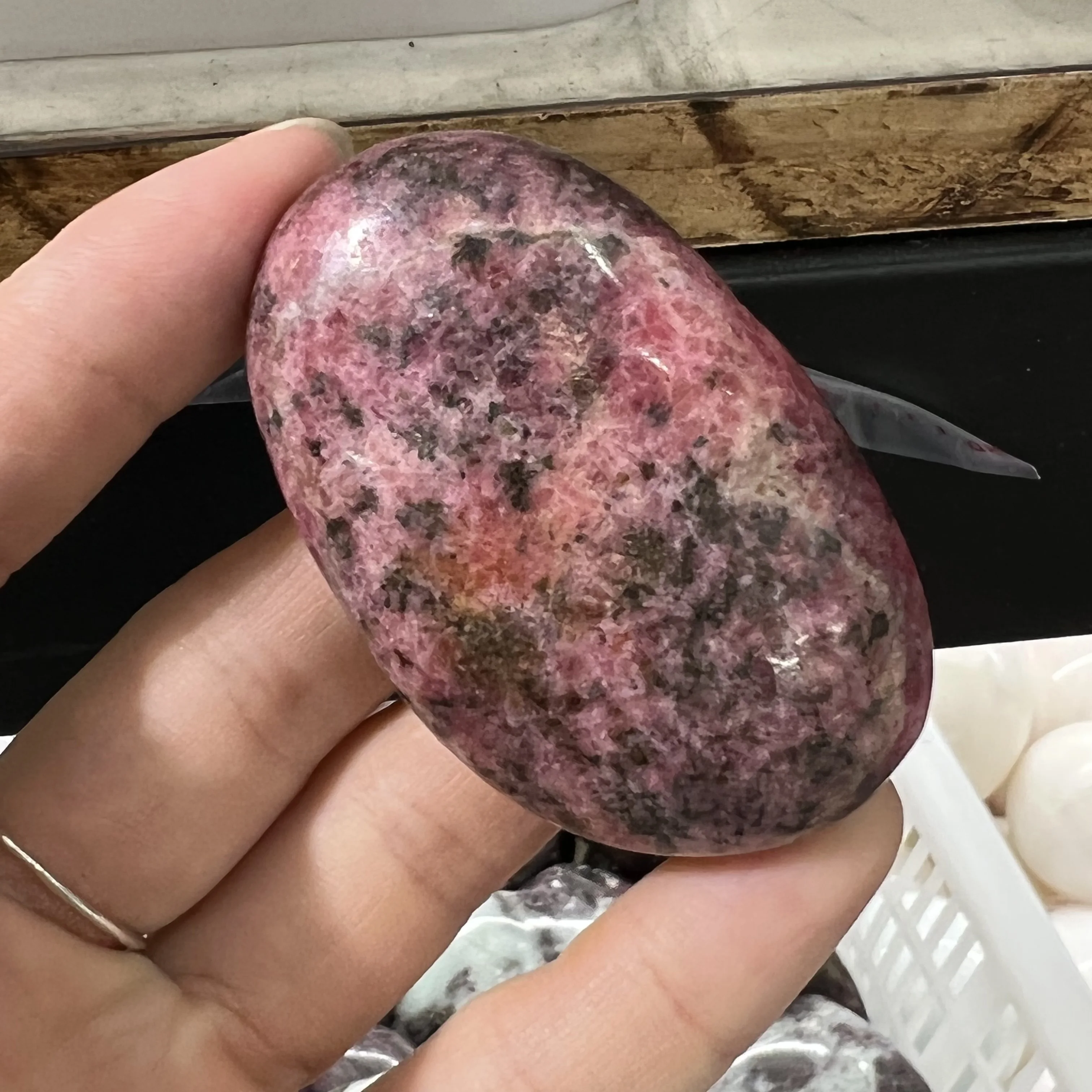 

Natural Plum Tourmaline Mineral Free Shape Collectibles Home Decor