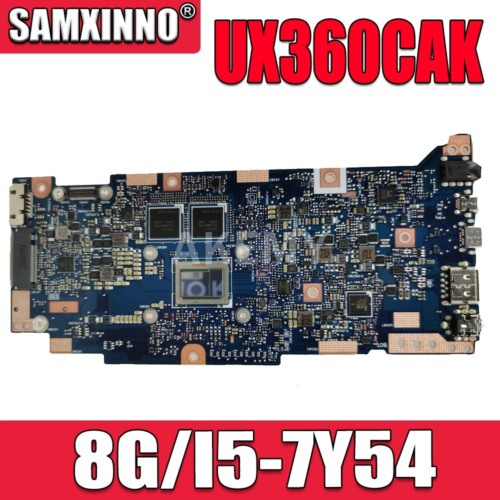 

Материнская плата UX360CAK для ноутбука ASUS Zenbook UX360C UX360CA UX360CAK, материнская плата Ultrabook ноутбука UX360CAK, материнская плата W/ 8G/ i5-7Y54