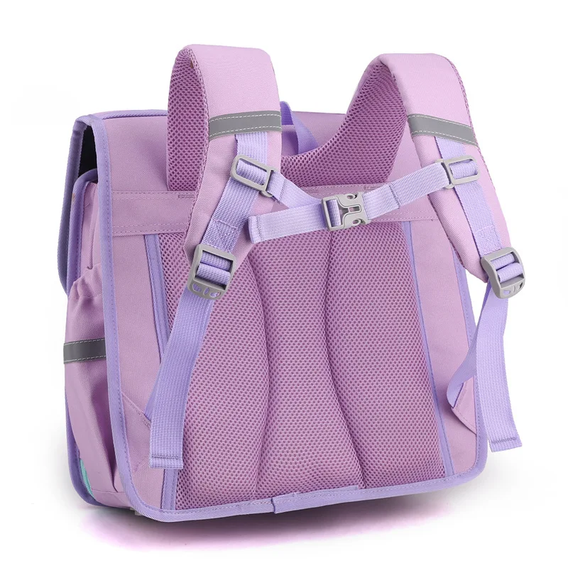 High-capacity Multi Compartment British Horizontal Children Simple School Bags Grade 1-3-6 Girls Boys Panelled Fashion Backpacks