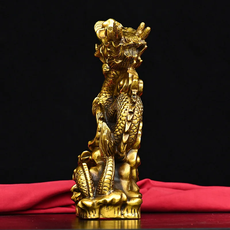 Медная статуя дракона Xianglong NAFU