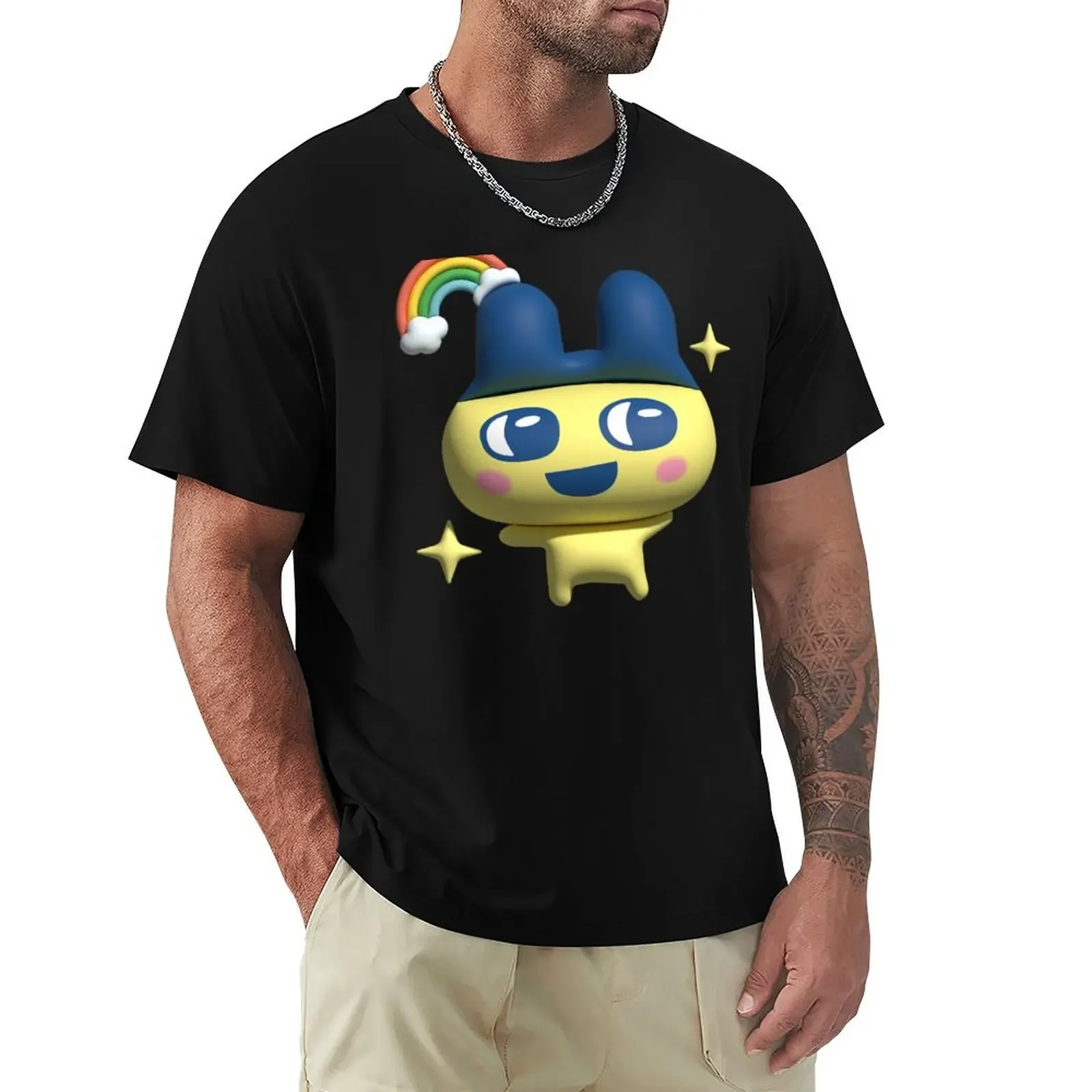 Фото Mametchi 3D футболка с пышным эффектом для мальчиков, топы с животным принтом, футболка с графическим рисунком, винтажные рубашки большого размера для мужчин №3