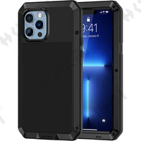 case for iphone 13 12 11 pro max mini 8 7 6 plus case heavy duty protection doom armor metal aluminum phone luxury cover funda