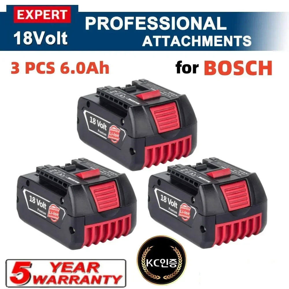 Аккумуляторная батарея 6 0 Ач для Bosch 18 В Professional GSR180/GKS185/GWS180/GSB185/BAT609
