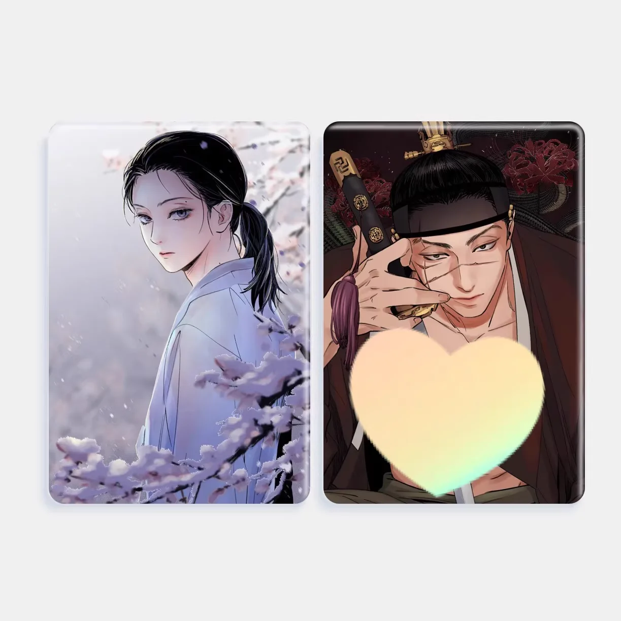 2 Arylic карты/набор сталь под шелком Корейская высококачественная акриловая карта