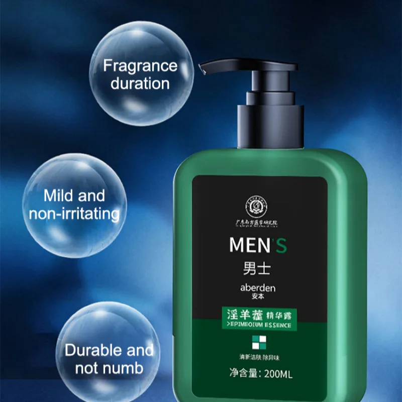 Мужской гель для душа эссенция женьшеня