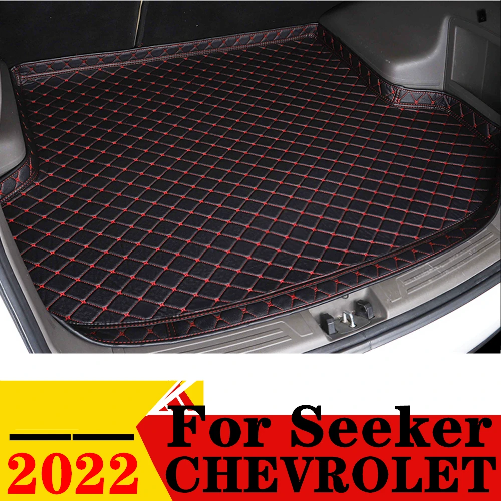 

Коврик для багажника автомобиля для Chevrolet Seeker 2022, для любой погоды, XPE, высокая сторона, задняя крышка для груза, коврик, подкладка, задние части багажника, коврик для багажа