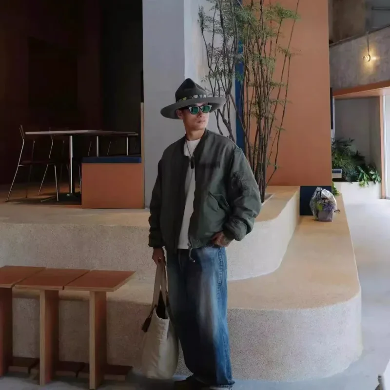 VISVIM 23AW THORSON CRASH MA1 хлопковая куртка Thor в одном стиле