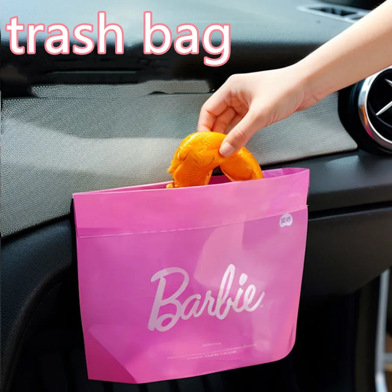 Мусорный мешок Барби для автомобиля милый Настольный портативный органайзер