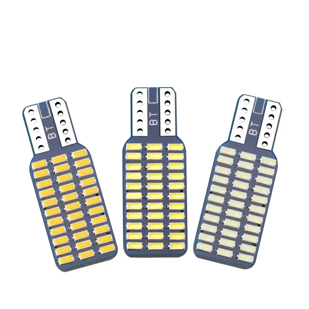 

Светодиодные лампы T10 192 194 168 W5W 3014 33SMD, автомобильные задние фонари, купольная лампа, белый Canbus без ошибок, автомобильные аксессуары, супер яр...