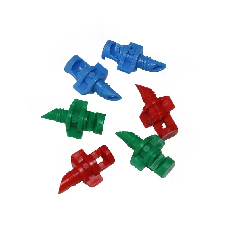 

NEW2022 200 Pcs Green 180 Degrees/red 360 Degrees Nozzle For Cloning Machine Hydroponic Garden Irrigation Systems Simple Refract