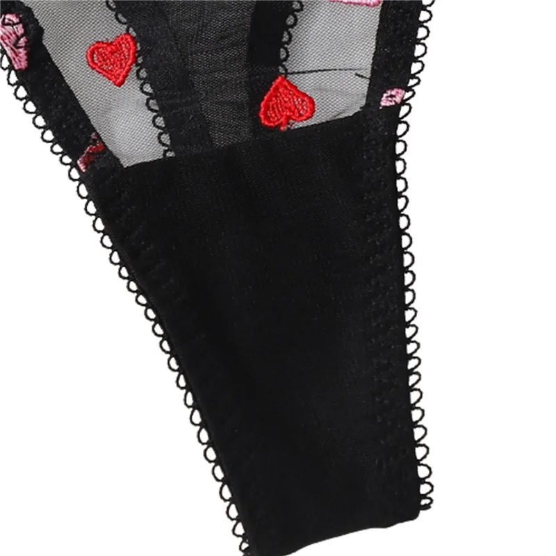 Комплект женского нижнего белья из 2 предметов привлекательный сетчатый