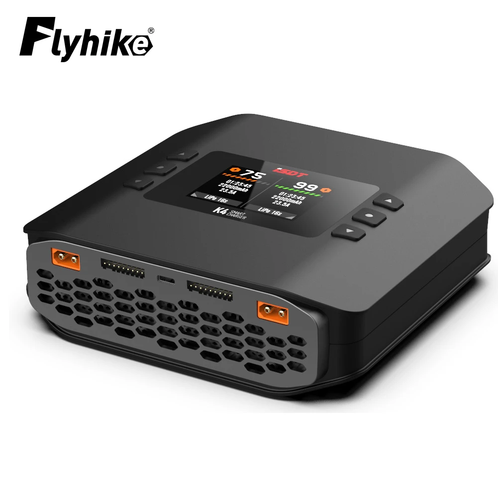 

ISDT K4 1~8S Remote Control Charger Smart 20A 600W AC/DC IndependentDual Mode Dual Channel Lithium Battery Charger for RC Toy