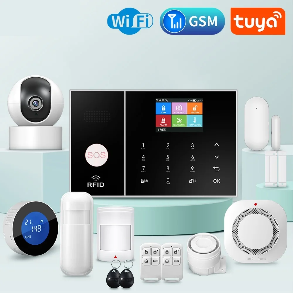 

Система охранной сигнализации с поддержкой Wi-Fi и Alexa