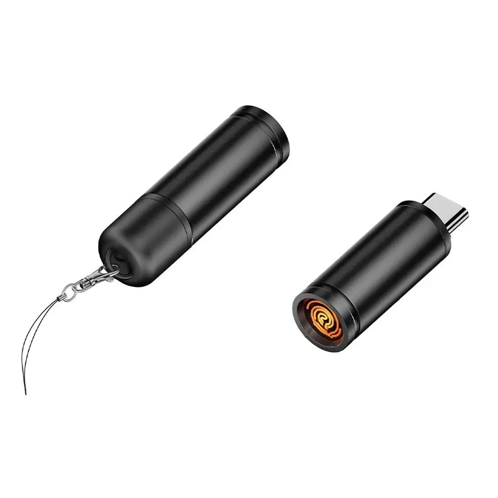 

Электрическая зажигалка типа C, кабельная зажигалка для IPhone 15 16, планшетов, защитный переключатель, ветрозащитный, с перезаряжаемым беспламенным воспламенителем