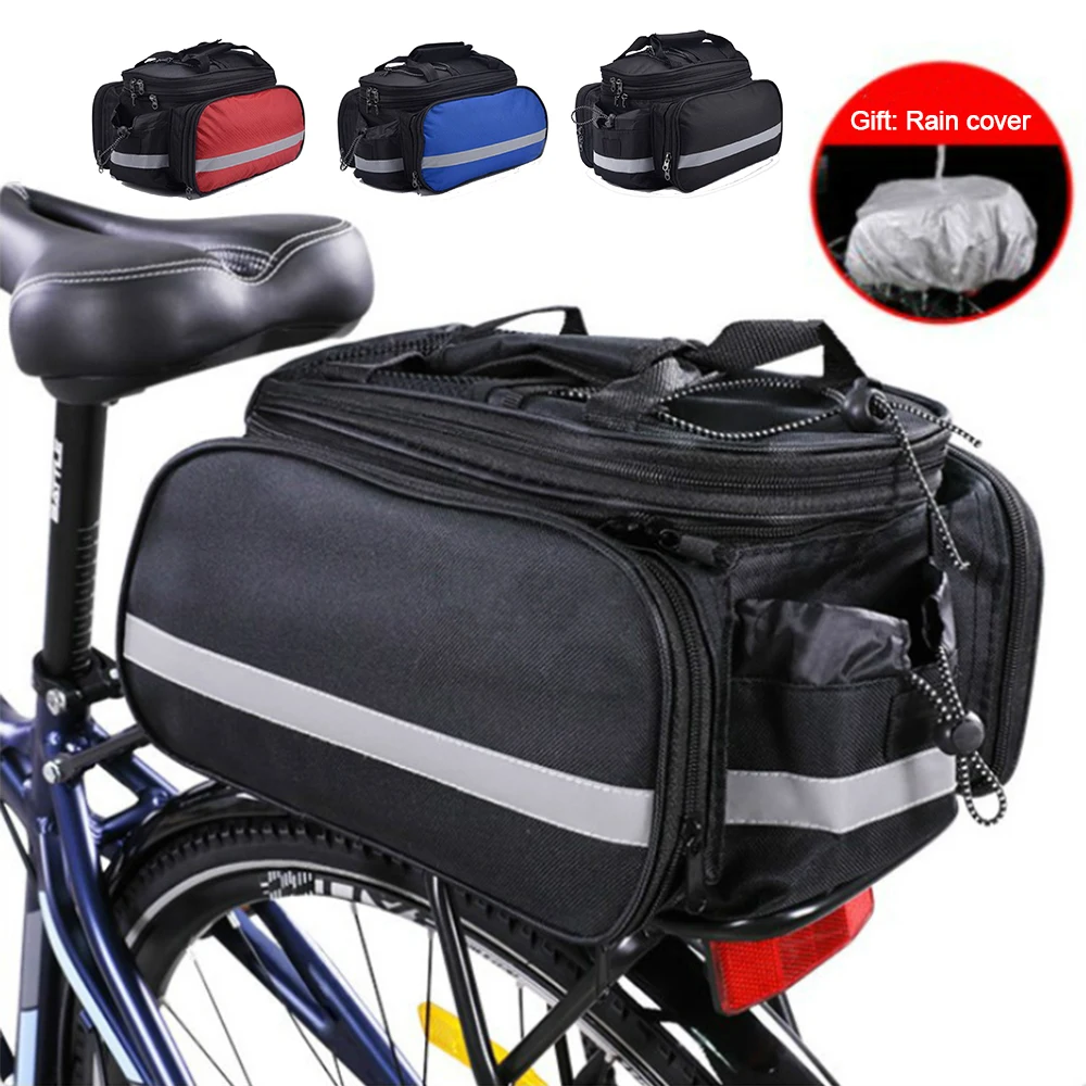 

Сумка-переноска для велосипеда MTB, задняя стойка для велосипеда, заднее сиденье, двухсторонняя велосипедная сумка 10-27L, прочная дорожная сум...