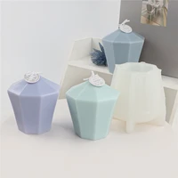 3d cylinder pencil shaped silincone candle mold pillar plaster soap cake mould decoration diy supplies handmade crafts