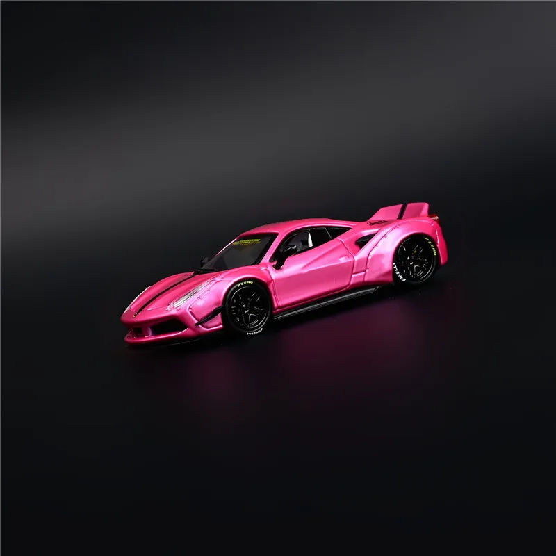 

CM-MODEL 1/64 LBWK LB Performance 488 Pink Diecast Model Car