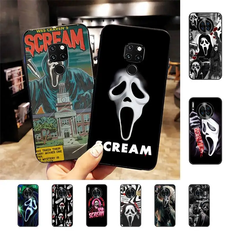 

Ghostface Scream Terror Horror Phone Case for Huawei Mate 20 10 9 40 30 lite pro X Nova 2 3i 7se