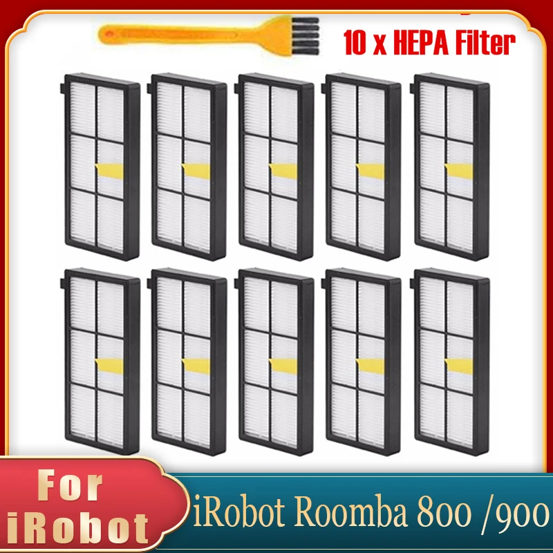 

10PCS Hepa Filter For iRobot Roomba 800 900 Series 870 880 980 Filters Vacuum Robots Replacements Cleaner Parts Accessories