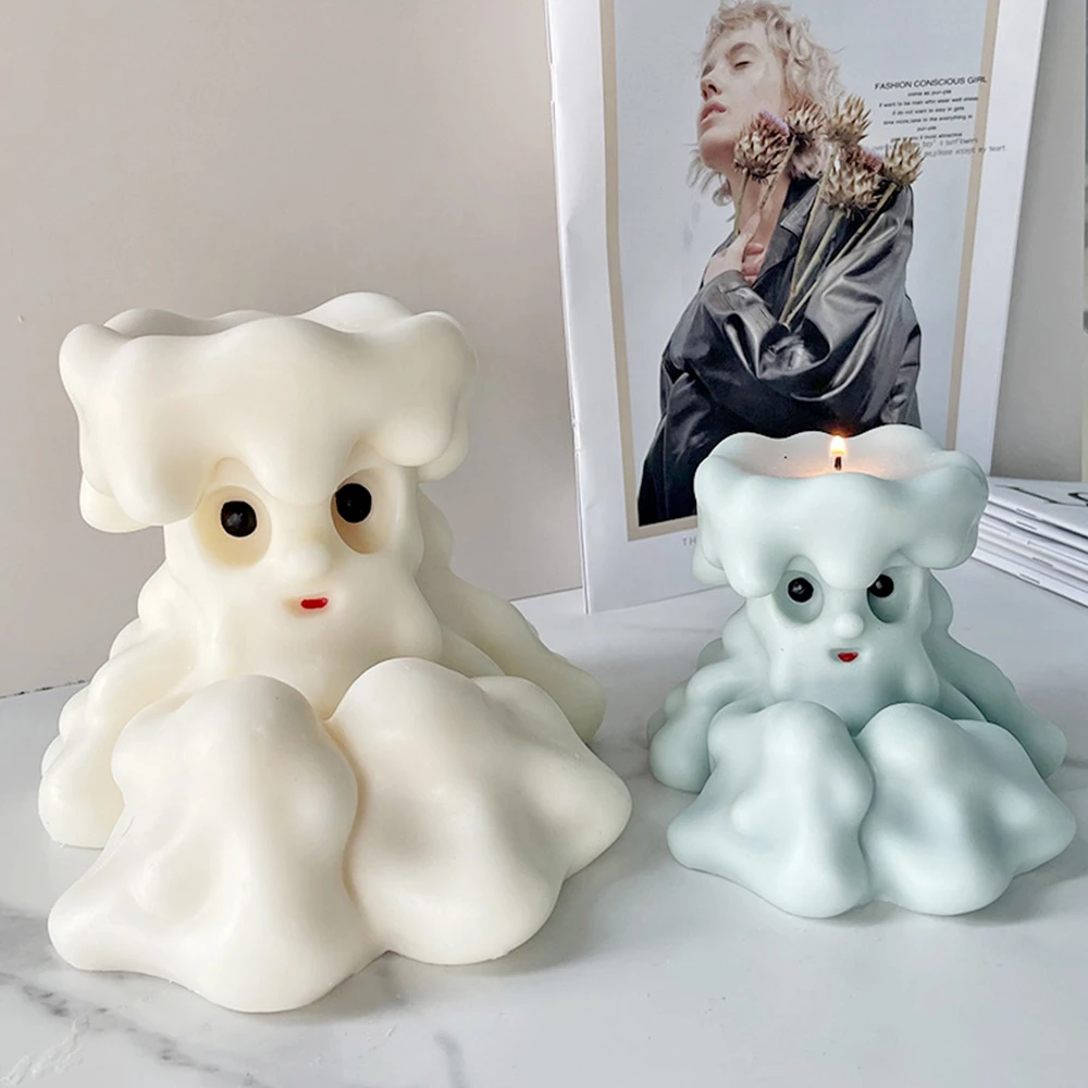 

Monster Silicone Mold DIY Epoxy Resin Candle Mould Aromatherapy Candle Wax Molds Clay Plaster Craft Casting Mould Home Decor