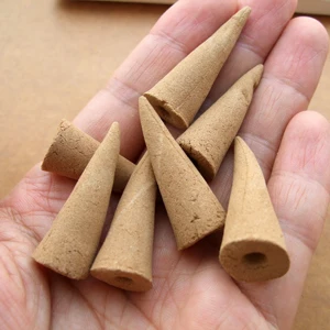 100pcs Vietnam Natural Ebony Incense Cone Waterfall Smoke Cigarette Fountain Reflux Cone 100% Handmade Good Smell images - 6