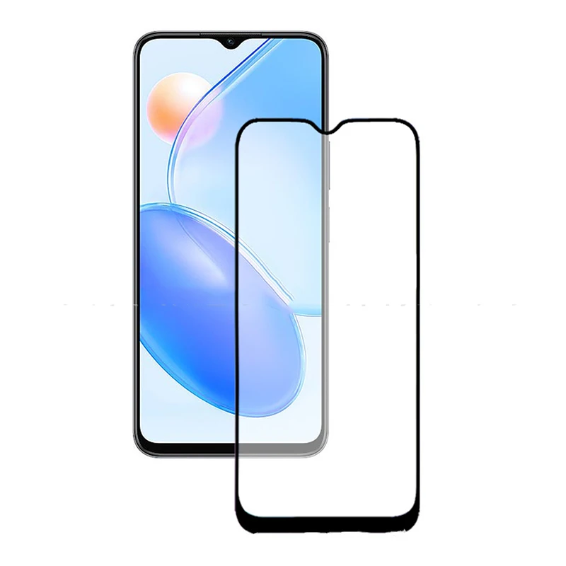 

Закаленное стекло 9D для Honor Play20A Play6C, прозрачная защитная пленка с черными краями для Honor Play 20A, 6C, 9H, защитное переднее стекло