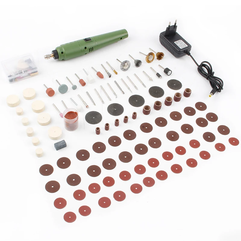 Электрическая дрель, 14000 об/мин, 12-18 в, электрическая дрель с регулируемой скоростью, дрель для резьбы, вращающиеся инструменты, 100-240 В, С 26 аксессуарами Dremel Электрическая дрель, 14000 об/мин, 12-18 в, электрическая дрель с регулируемой скоростью, дрель для резьбы, вращающиеся инструменты, 100-240 В, С 26 аксессуарами Dremel