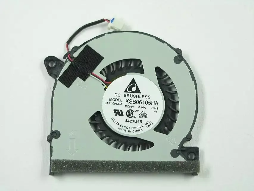 3-проводной Вентилятор охлаждения сервера Delta Electronics KSB06105HA CJ43 DC 5 В 0.4A
