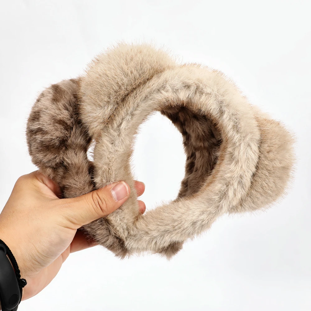 Забавный обруч для волос с кошачьими ушками новинка аксессуары плюшевая повязка