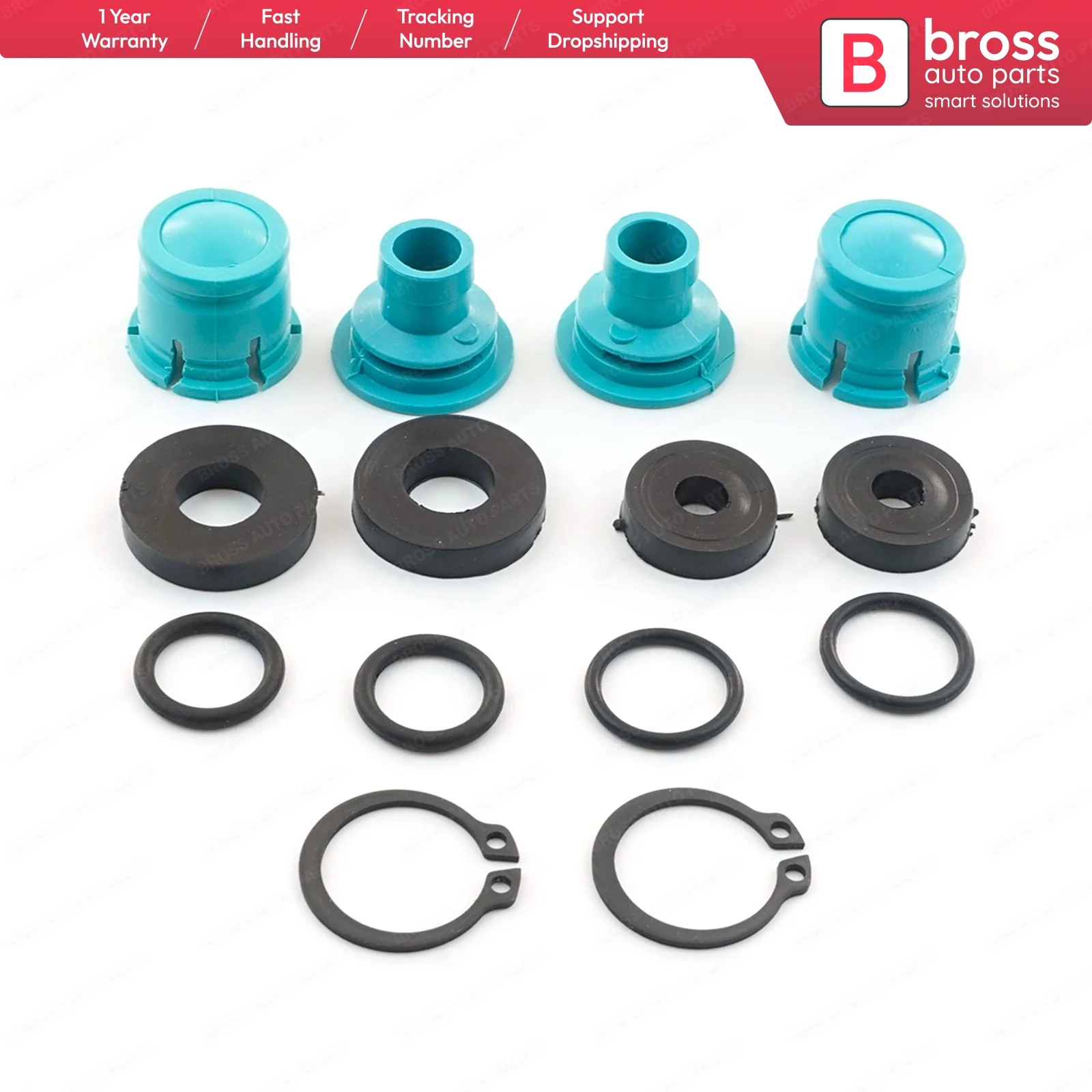 

BSP939FBA Gear Shift Bushing Lever Selector Linkage Kit 758223 0758223 for Opel Astra Vectra Zafira Corsa Tigra Shipping From UK