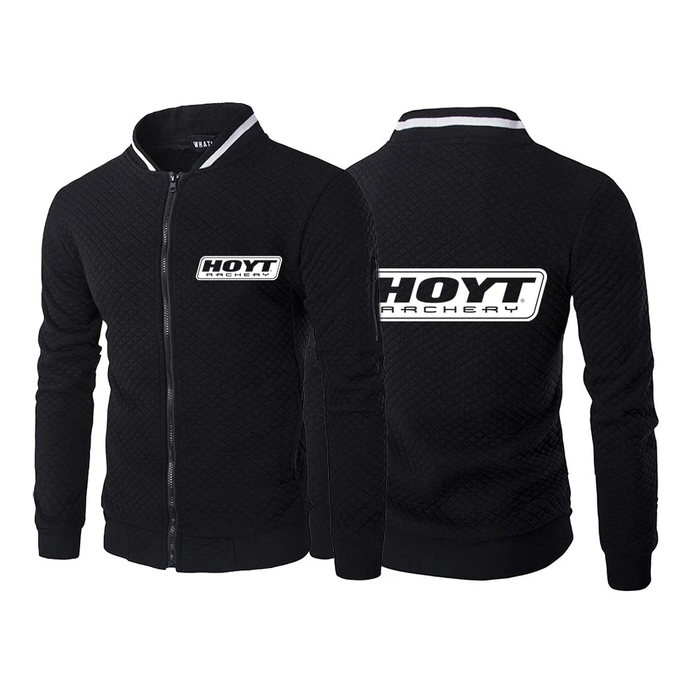 

HOYT Archery Hunting Bows 2022 Men's New Fashion Zipper Hoodies Casual Sports Slim Fit Hoody Sweatshirts Cardigan Coats Clothing