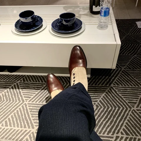 Итальянские мужские рыцарские ботинки, мужские рабочие ботинки с пряжкой и пуговицами, квадратная обувь, мужские ботинки челси