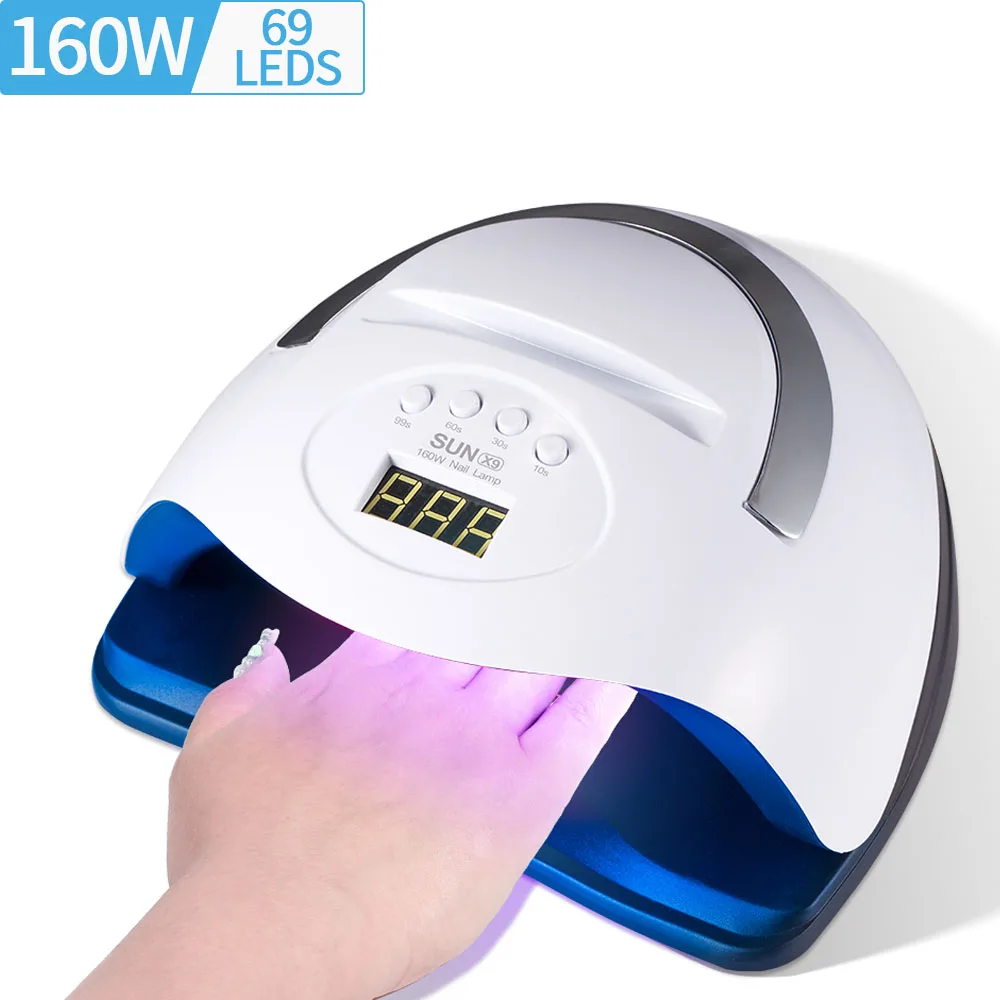 

LINMANDA Professional Multifunction 69 UV LEDs Gel Nail Polish Dryer Lamp 160W Nail Phototherapy Machine Manicure Tool Equipment