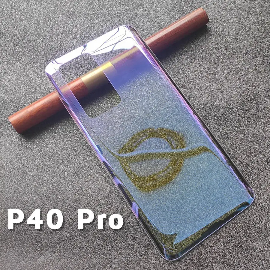 Battery Back Glass Cover For Huawei P40 Pro Panel P40Pro Rear Door Housing Clear Case Replacement | Мобильные телефоны и