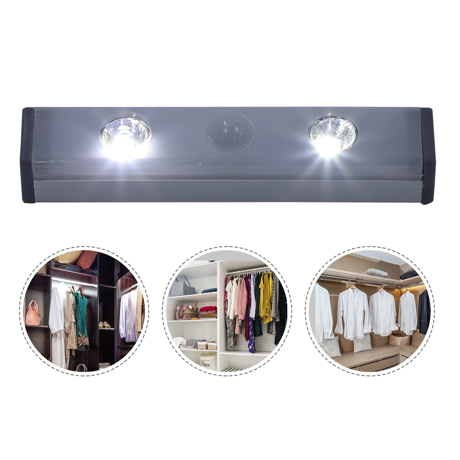 

Human Induction Lamp Sensor Night Light for Bathroom Bedside Closet Drawer