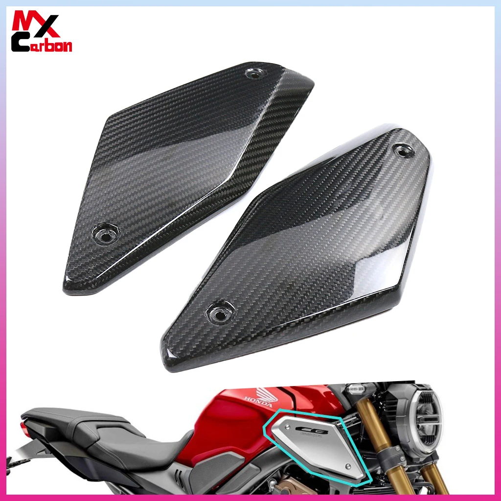 Боковые панели мотоцикла для Honda CB650R 2019 2020 2021 2022 2023 полностью из углеродного