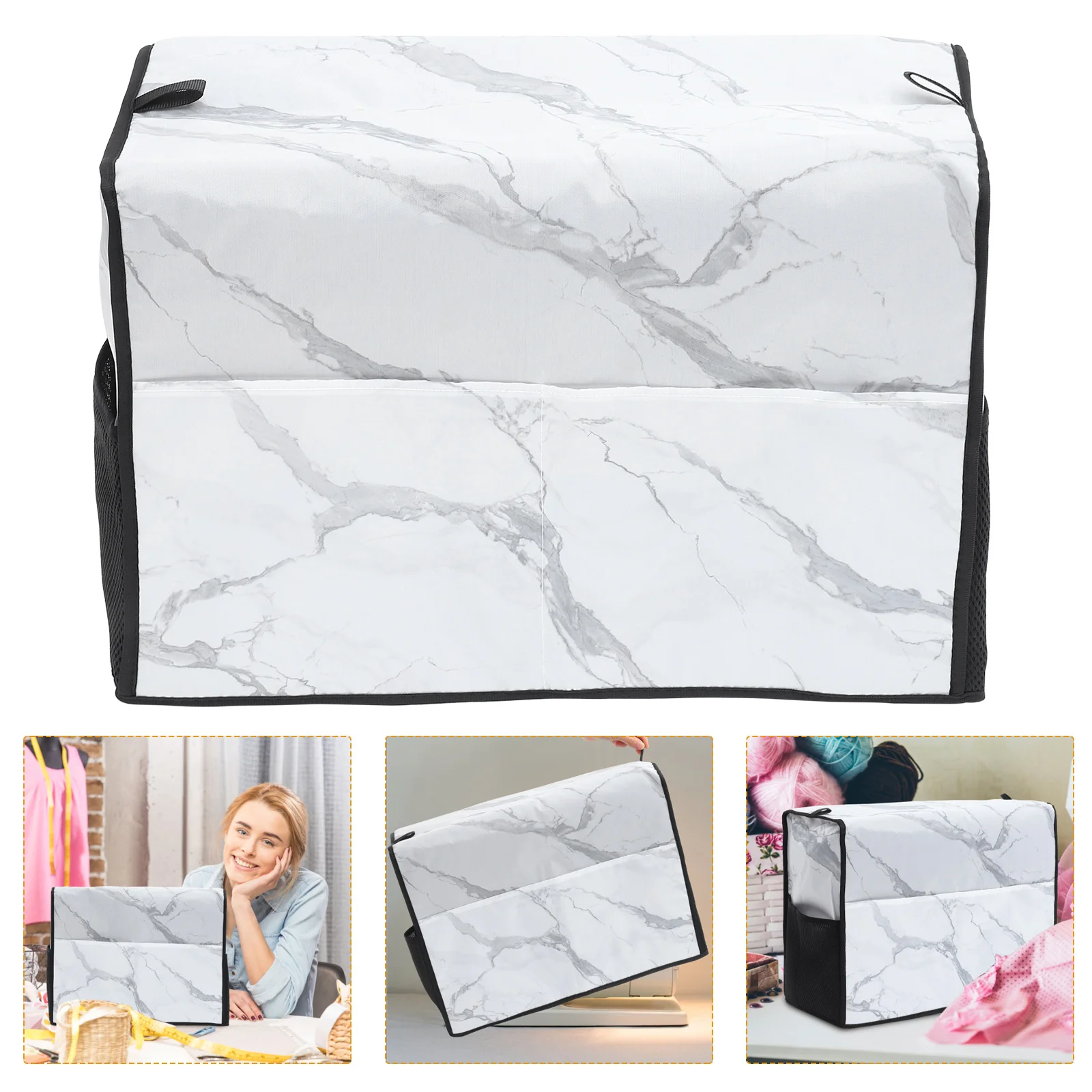 

Machine Sewing Cover Case Stitching Protector Machinery Supplies Travel Machines Householdbag Carrying Accessories Pocket