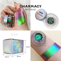 charmacy easy to apply multichrome gel eyeshadow chameleon shiny gel eyeshadows flakes gel eye makeup glitter cosmetic