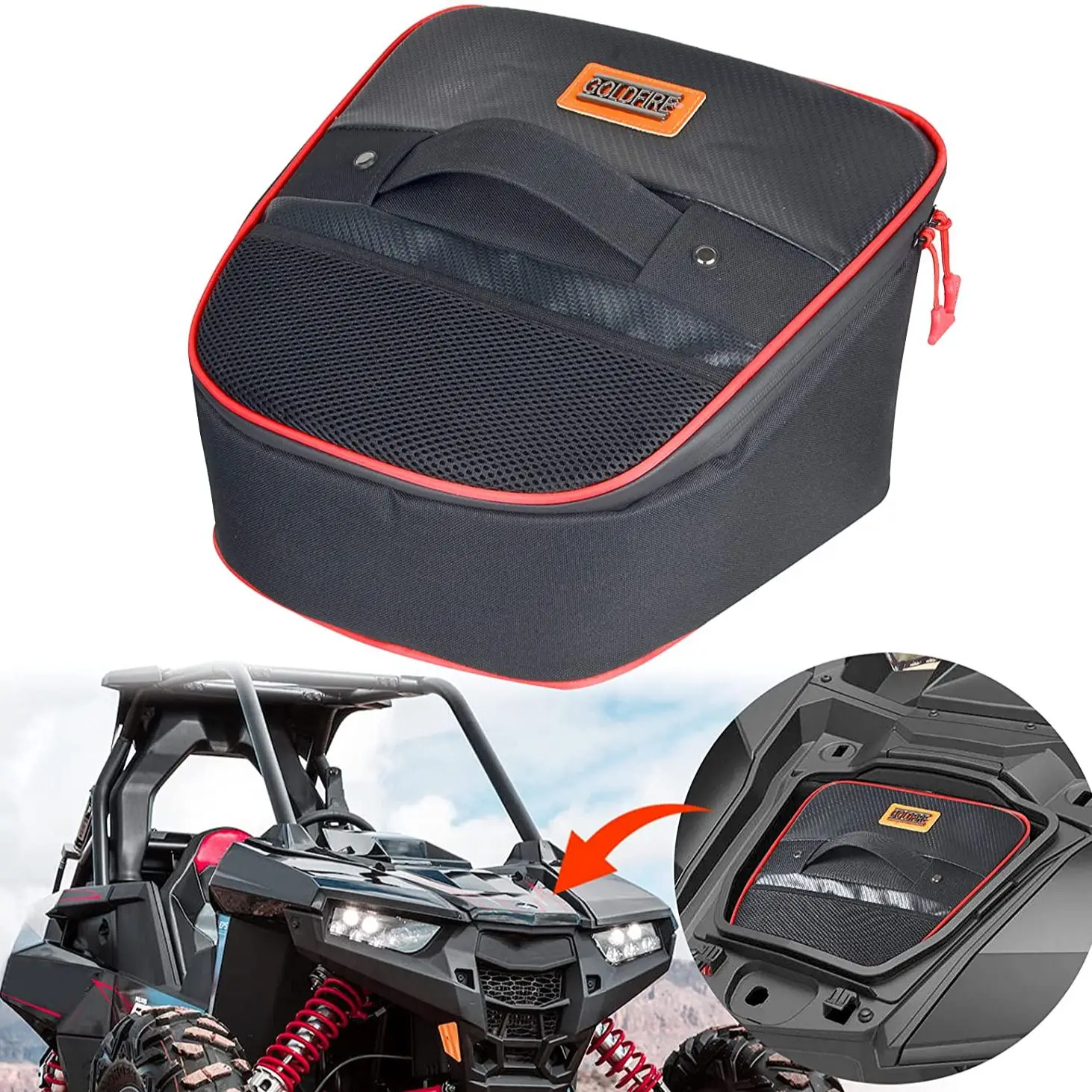 

Сумка для хранения RZR RS1/Сумка для кулера UTV, аксессуары для хранения под дождем, водонепроницаемая сумка для инструментов, подходит для Polaris ...