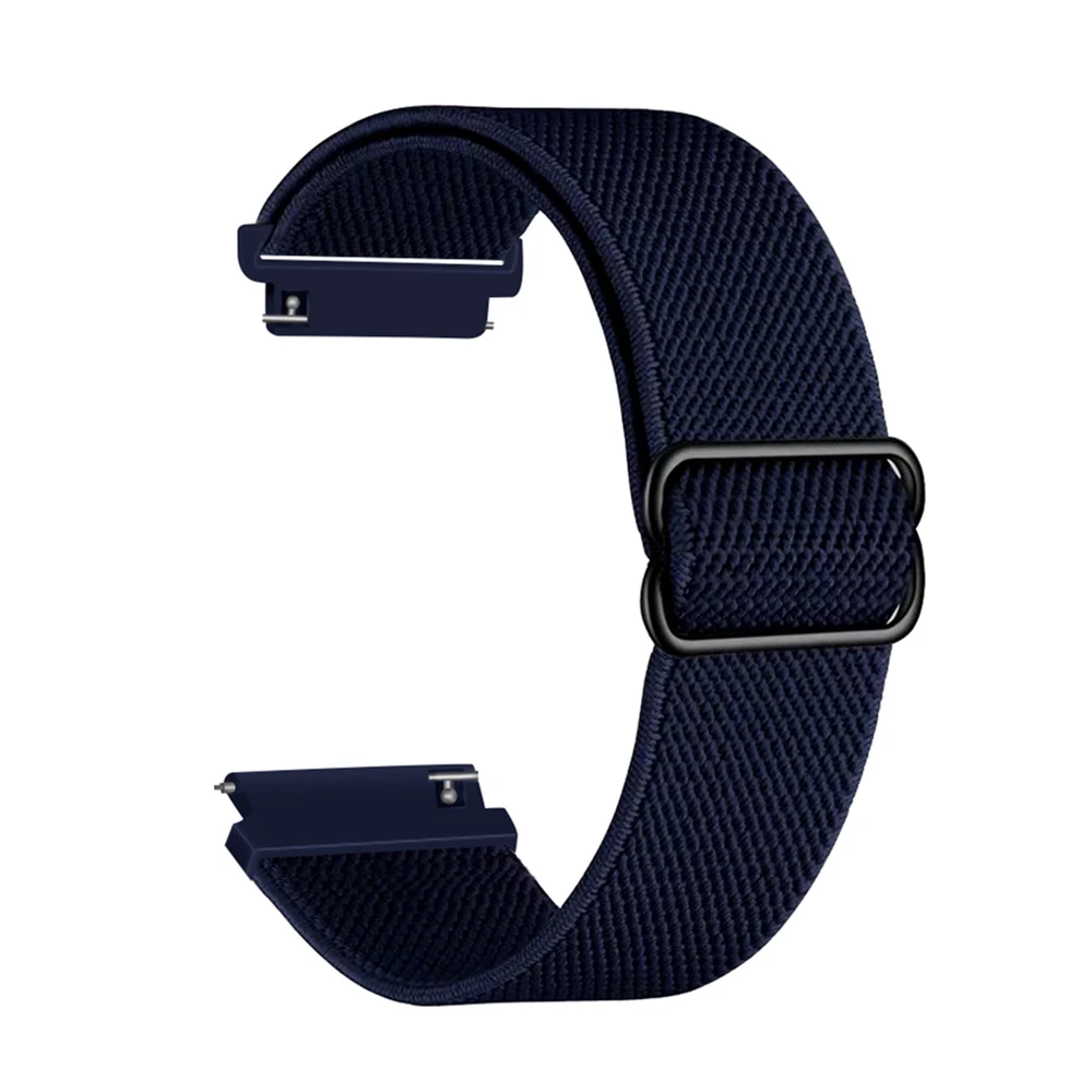 Nylon Solo Loop Strap For Garmin Venu 2 band Fabric Elastic for Garmin Venu Sq vivoactive 3 & 4 move 3 Belt bracelet Watchbands