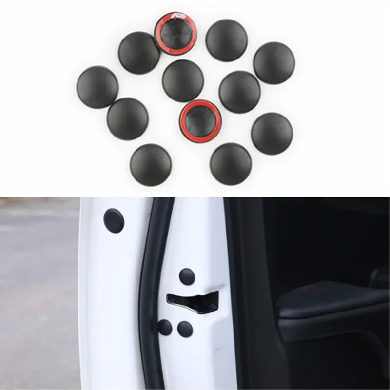 

12 шт., защитная крышка винта замка двери автомобиля для Ford Focus Kuga Fiesta Ecosport Mondeo Escape Explorer Edge Mustang Fusion Flex