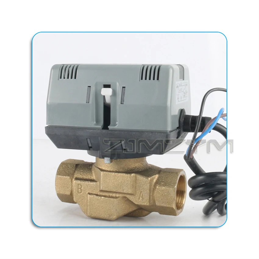 

3/4 "1" Honeywell моторизованный двухходовой трехходовой клапан латунь VC6013 DN20 DN25 вентиляторная катушка клапан HVAC AC220V