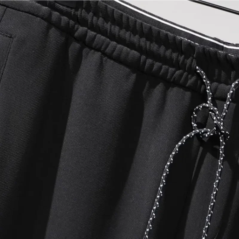 Весна 2024 модные спортивные Прямые брюки со шнуровкой повседневные штаны для