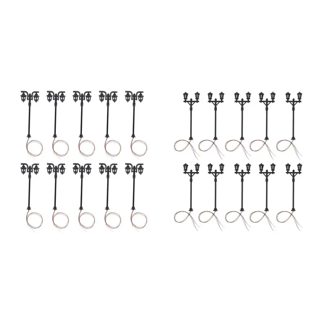 

Модель железнодорожного фонаря 10x, аксессуары «сделай сам» для сада, улицы