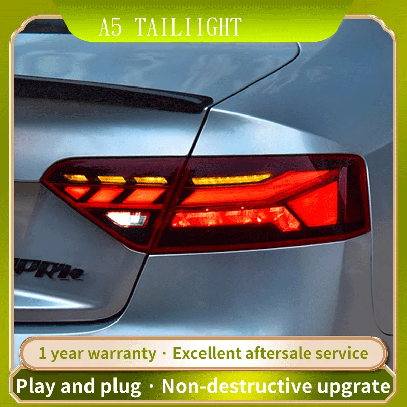 

For AUDI A5 LED Tail Lamp 2008-2020Year LED Rear Lights With Moving Turning Signal