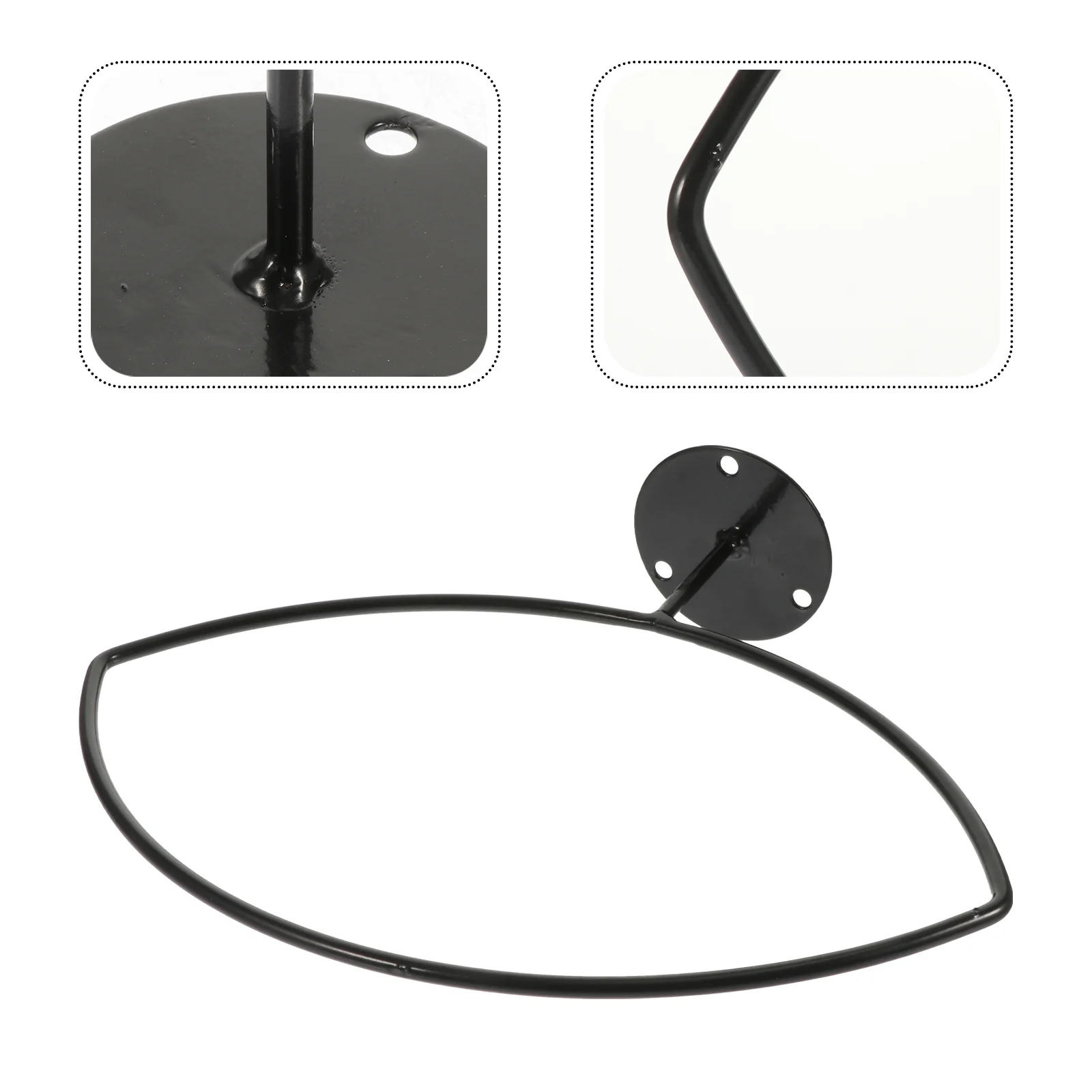 

1 Set Wall-mounted Basketball Rack Sports Balls Display Holder Soccer Rugby Storage Holder