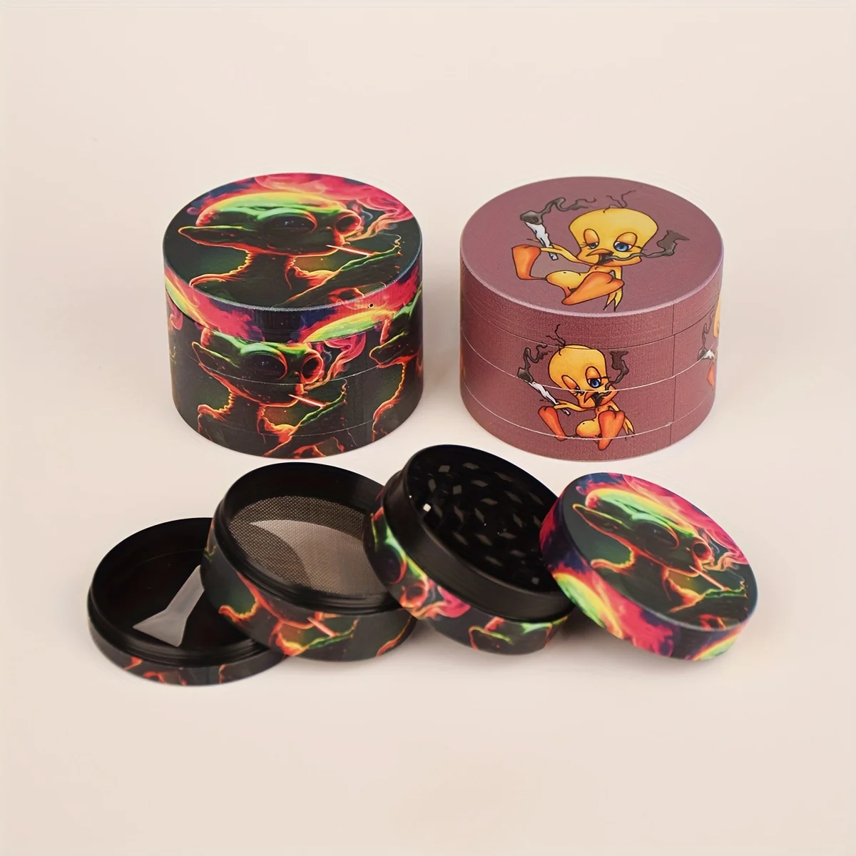 1 шт. абстрактная мельница для специй креативная металлическая кухни мельницы